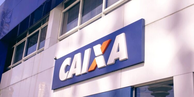 Fachada da agência da Caixa Econômica Federal