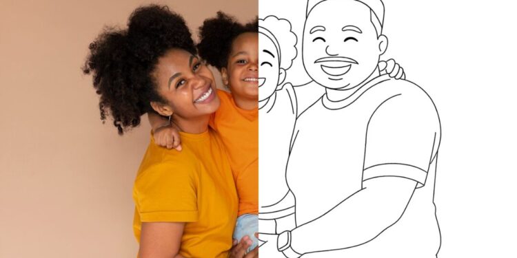 Uma família meio real e meio Bobbie Goods