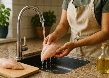 Lavar o frango antes de cozinhar: necessidade ou risco? Veja o que dizem os especialistas