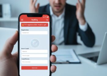 Um rapaz irritado e outro segura o celular com uma de suas contas bancárias travando