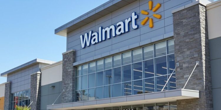 Imagem de um mercado da rede do Walmart