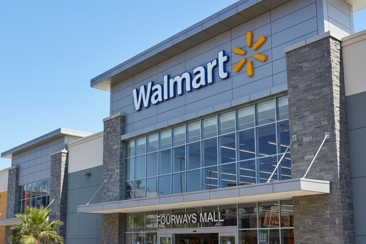 Imagem de um mercado da rede do Walmart