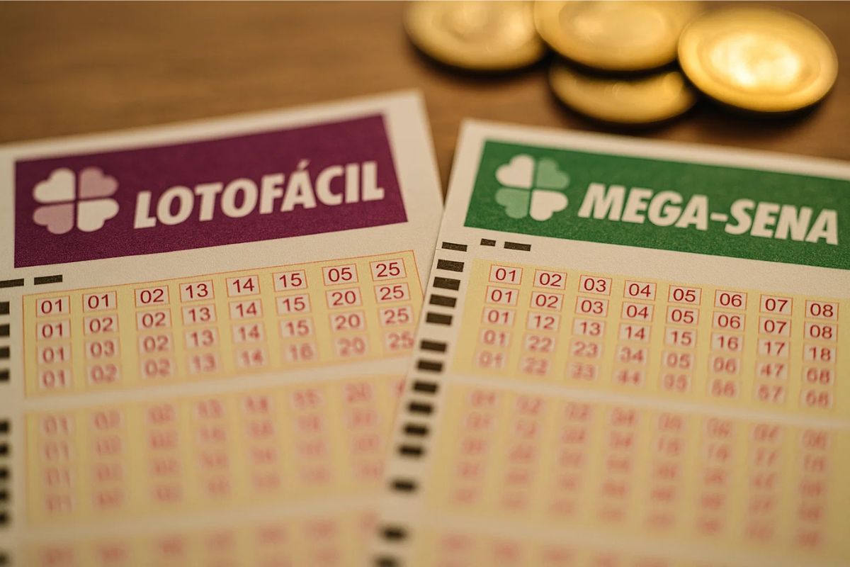 Bilhetes com Resultado da Mega-sena e Lotofácil