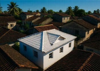 Tendência no Telhado entre casas no Brasil