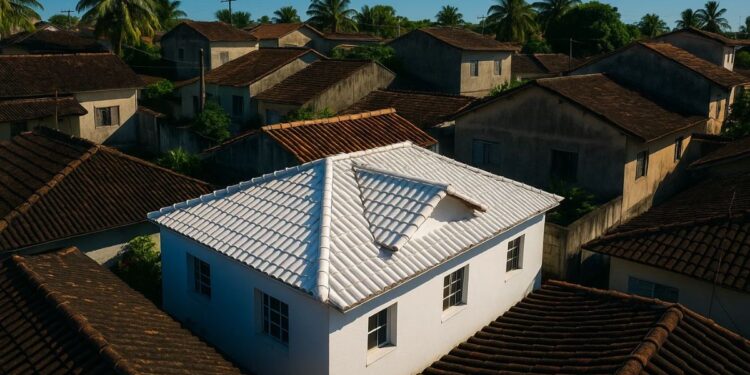 Tendência no Telhado entre casas no Brasil