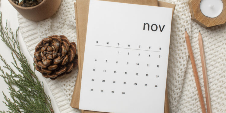 Calendário novembro 2025: Feriado, datas comemorativas, Black Friday e outras atrações