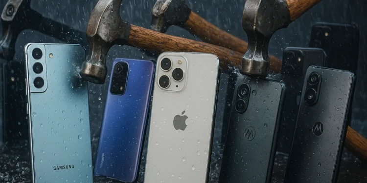Celulares à prova de tudo: Conheça modelos que resistêm a quedas, água e impactos