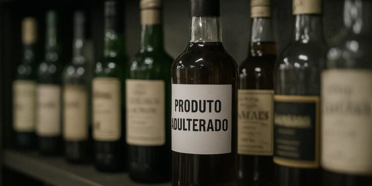 Metanol: Interdição de estabelecimentos em São Paulo por suspeita de contaminação