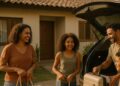 Uma família se preparando para viajar em novembro