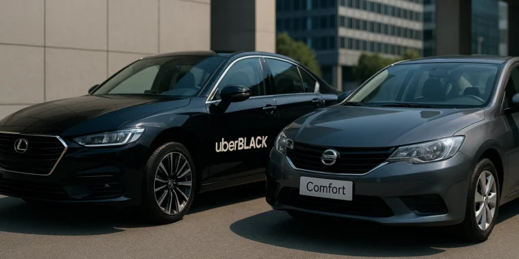 Uber anuncia mudanças nas categorias Black e Comfort a partir de janeiro de 2026 – entenda o que muda
