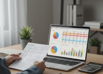 Uma pessoa fazendo planejamento para antecipar o 13º salário