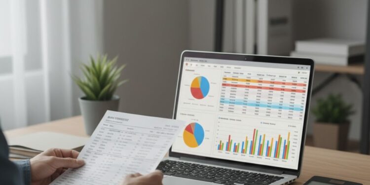 Uma pessoa fazendo planejamento para antecipar o 13º salário