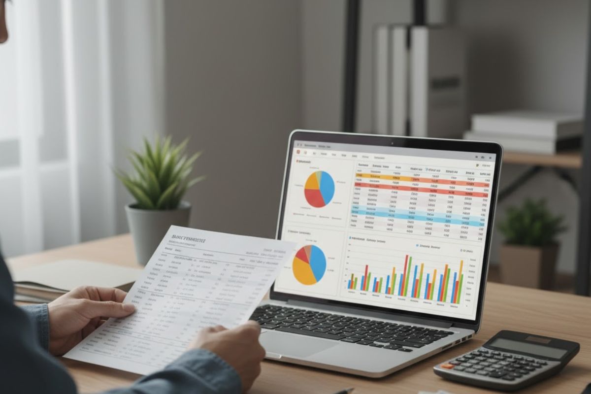 Uma pessoa fazendo planejamento para antecipar o 13º salário