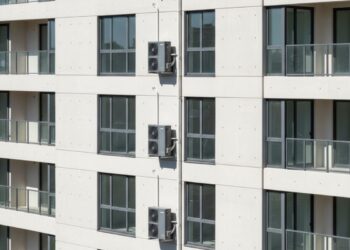 Ar-condicionado em um prédio