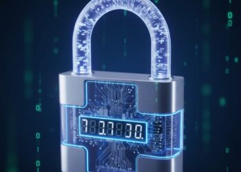 Um cadeado de HTTPS digital