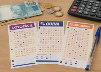 Bilhetes de loterias da Caixa: Lotofácil, Quina e Lotomania