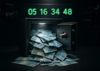 Cofre com R$ 100 milhões da Mega-Sena