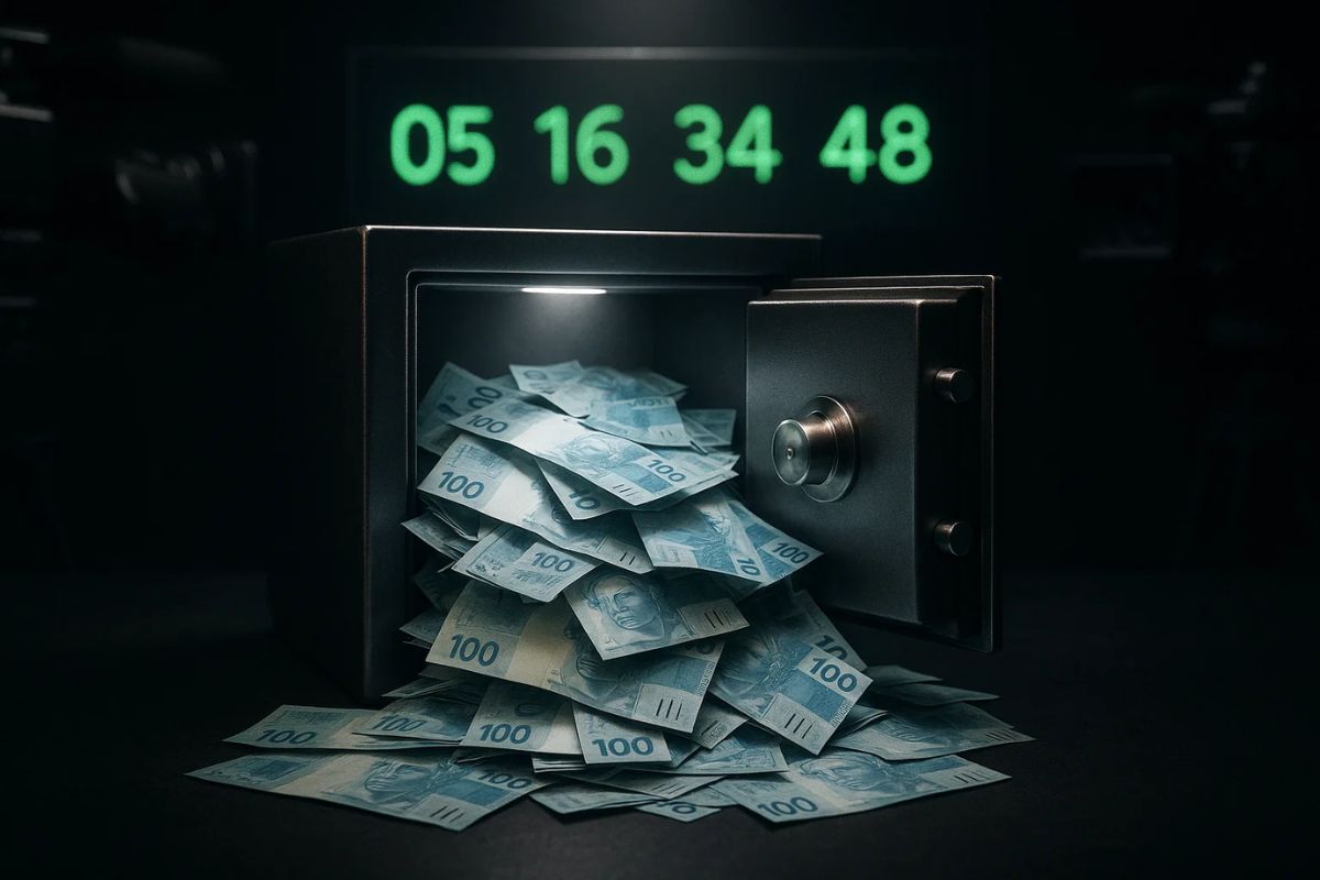 Cofre com R$ 100 milhões da Mega-Sena