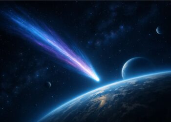 Cometa 3I/Atlas perto da Terra