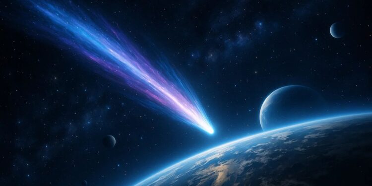 Cometa 3I/Atlas perto da Terra