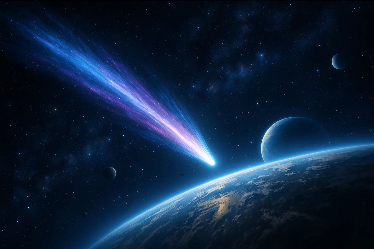 Cometa 3I/Atlas perto da Terra