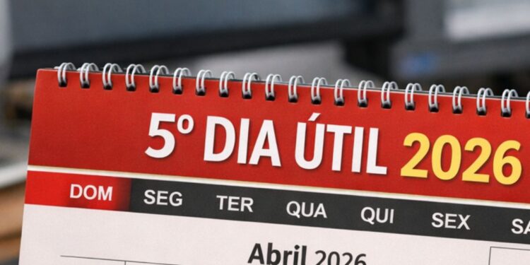 Calendário do 5º dia útil