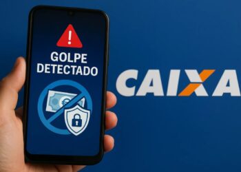 Tela de alerta da Caixa Pis/Pasep