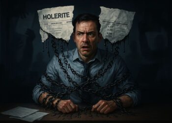 Um homem que tem desconto em folha de bancos e financeiras