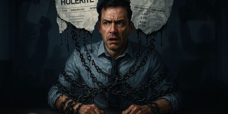 Um homem que tem desconto em folha de bancos e financeiras