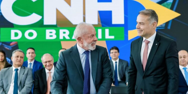 Lula no evento CNH do Brail