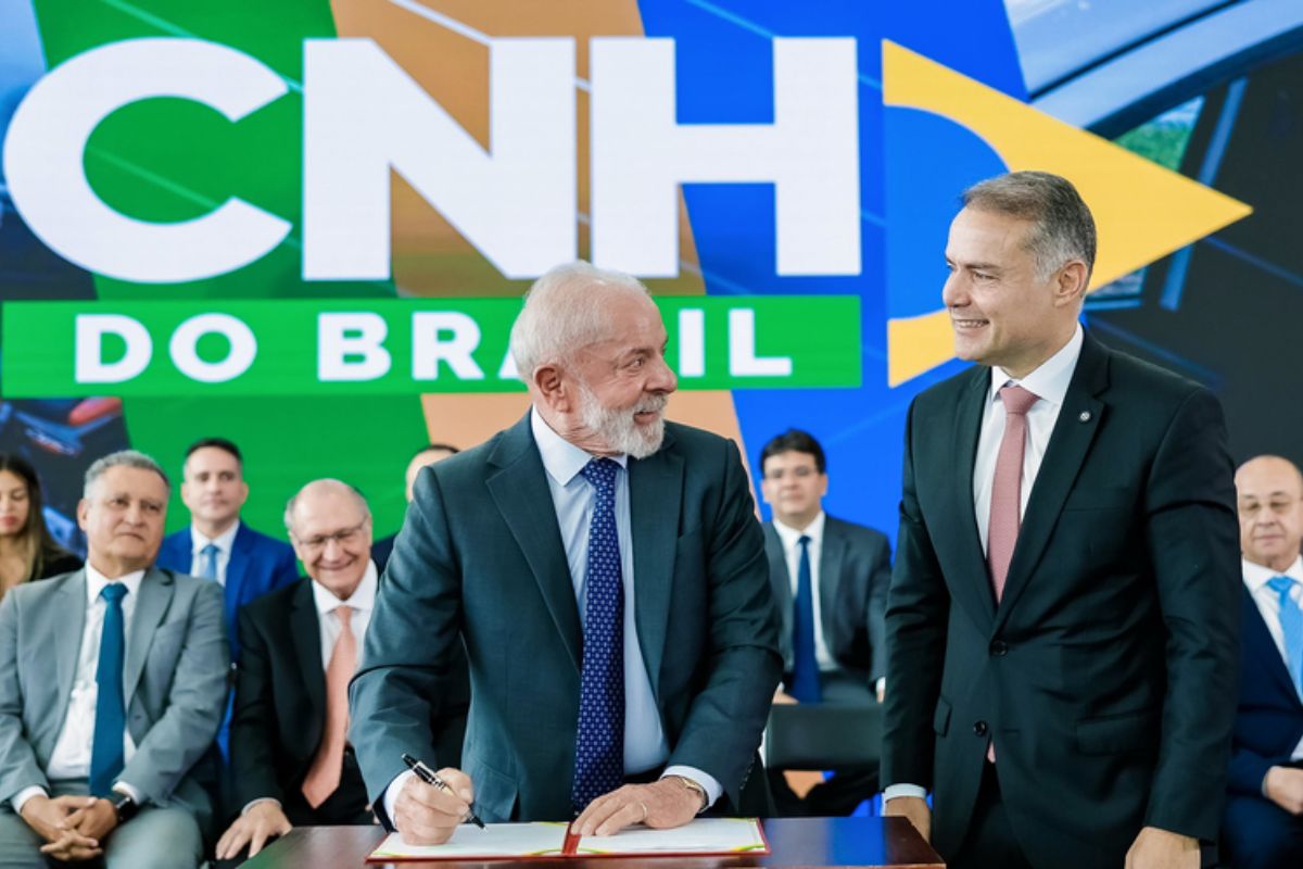 Lula no evento CNH do Brail