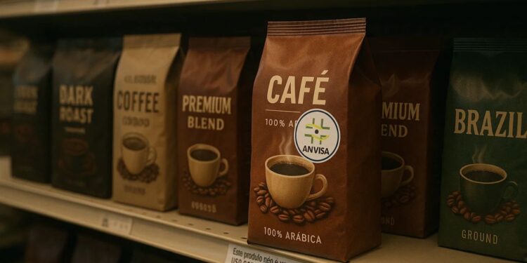 Um café aprovado pela Anvisa na prateleira do mercado