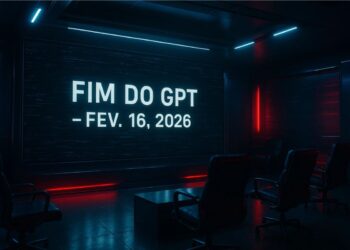 Uma tela apontando para a data do fim do ChatGPT