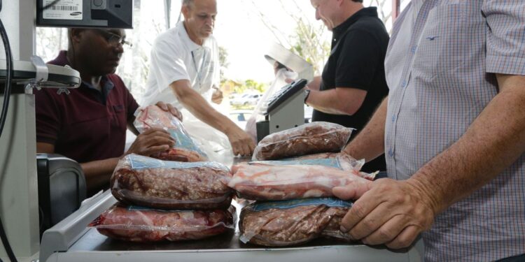 Carnes para o churrasco de réveillon