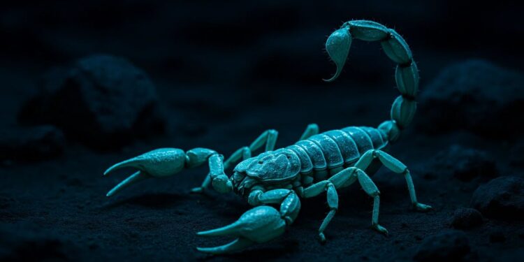 Um dos tipos de escorpiões que podem aparecer no quintal