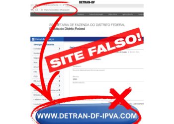 Tela do Golpe do IPVA