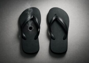 Havaianas x Ipanema: representação de um chinelo esquerdo furado