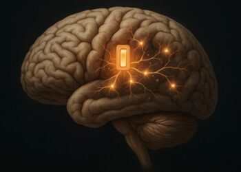 Ilustração de um Interruptor do Cérebro