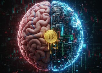 Cérebro de investidores divididos entre IA e própria confiança