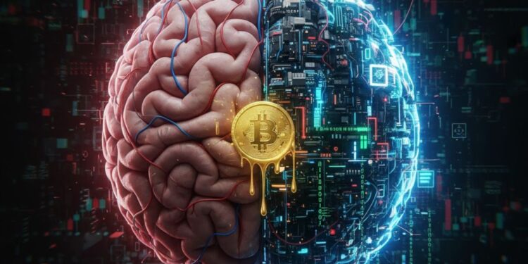 Cérebro de investidores divididos entre IA e própria confiança