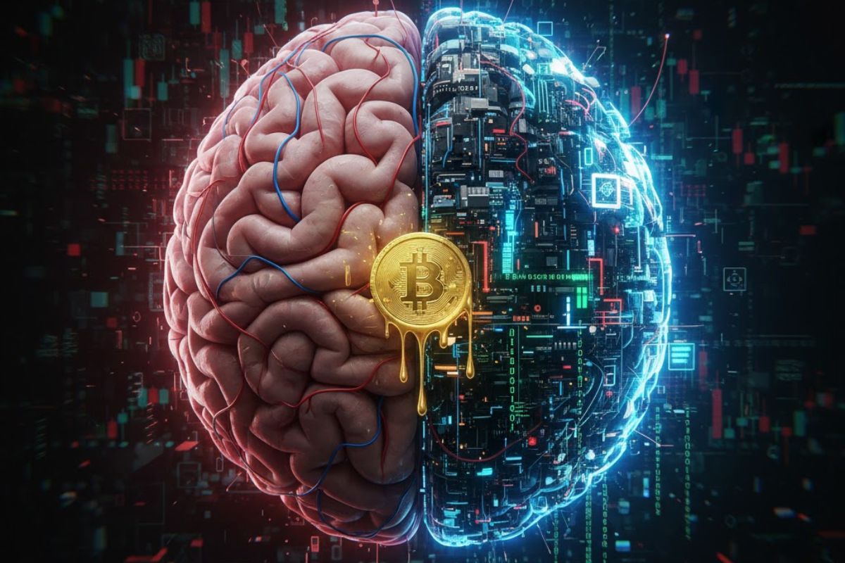 Cérebro de investidores divididos entre IA e própria confiança
