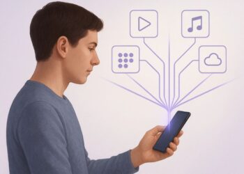 Uma pessoa controlando suas finanças com o aplicativo do Nubank