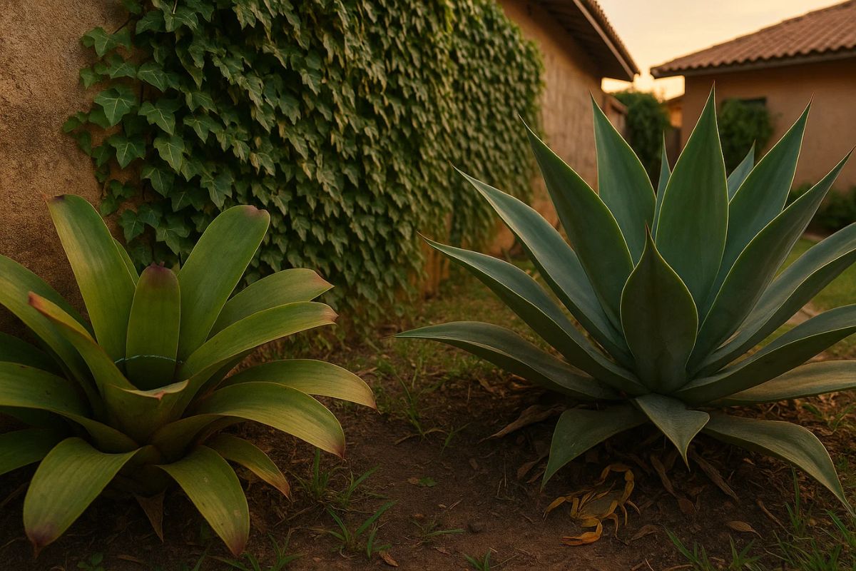 3 plantas em um quintal que atraem escorpião