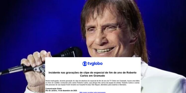 Roberto Carlos e um aviso da Globo