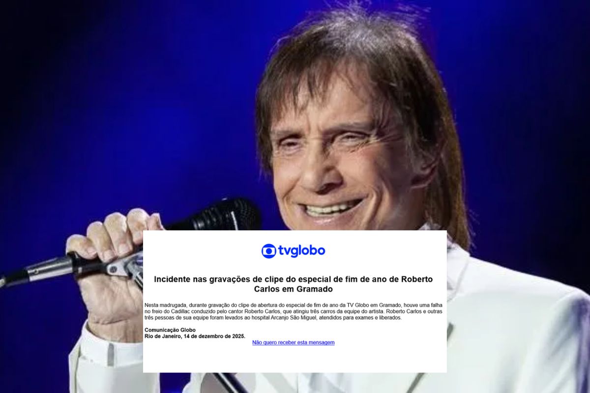 Roberto Carlos e um aviso da Globo