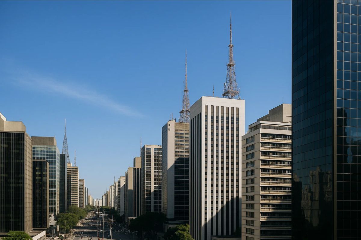 Imagem do céu de São Paulo