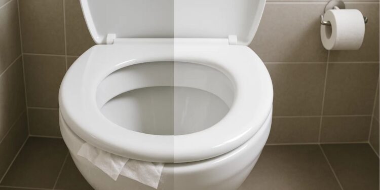 Um vaso com papel toalha