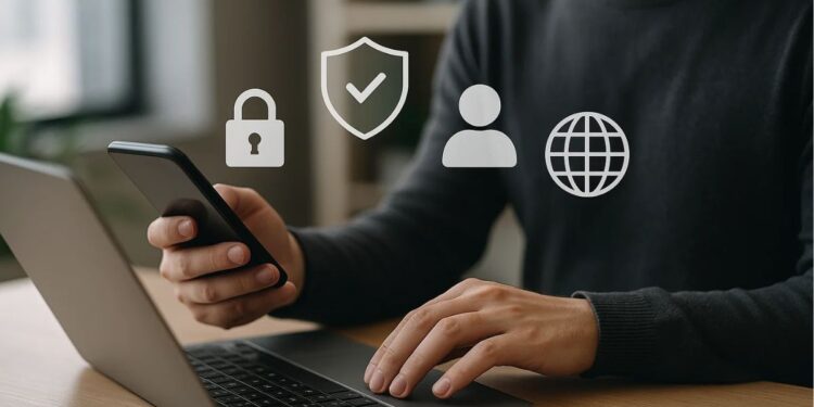 Uma pessoa que está mudando de navegador após a indicação do iPhone