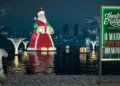 Cidade brasileira tem o maior Papai Noel do mundo e uma decoração encantadora
