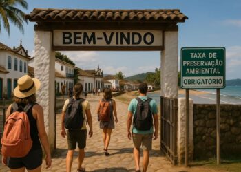 Uma cidade que cobra a taxa de turismo